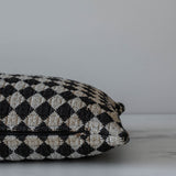Black Check Weave Pillow 3-a-All New Indaba