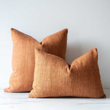 Double Sided Terracotta Thai Woven Pillow Cover