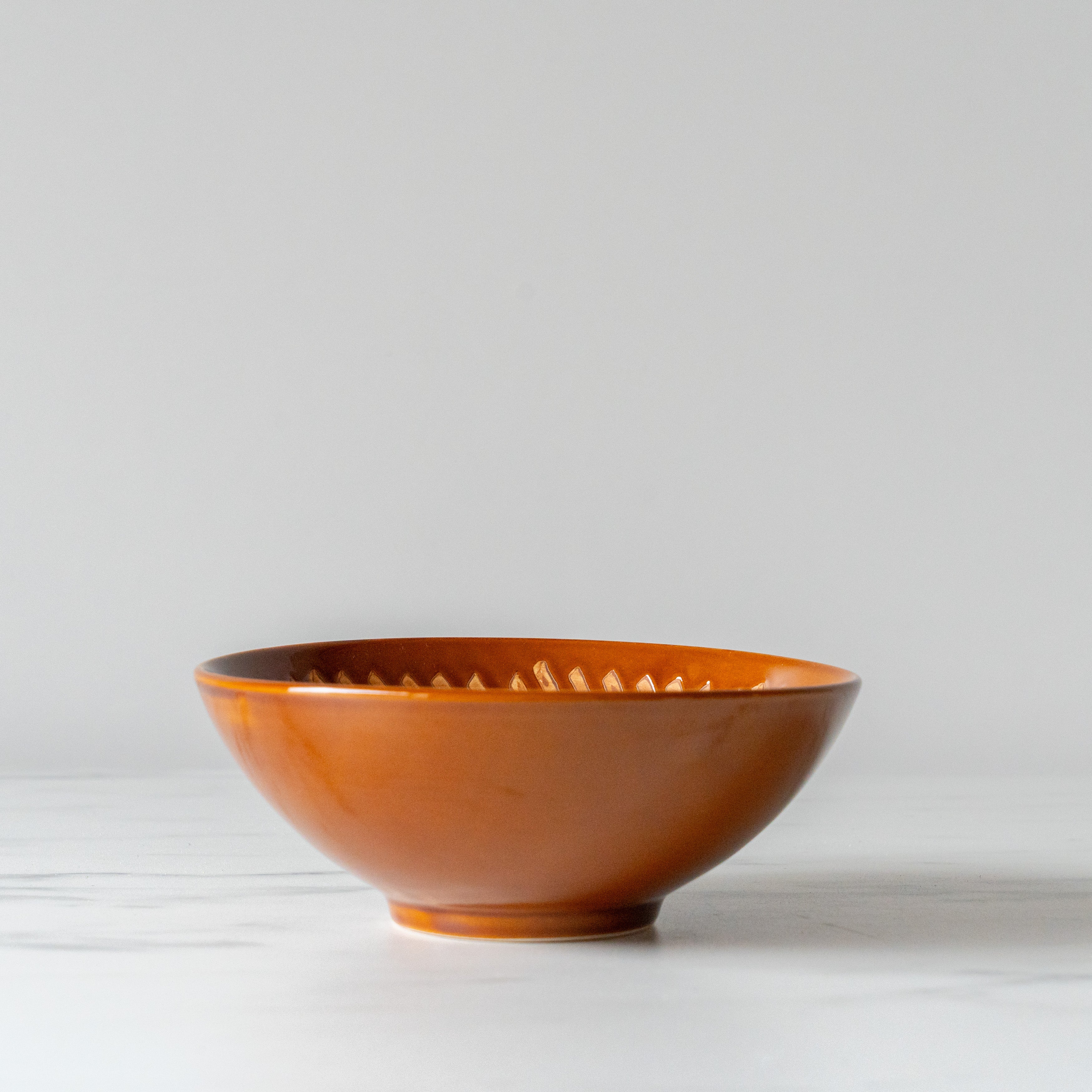 Rug & Weave - Hand-Painted Brown Bowl