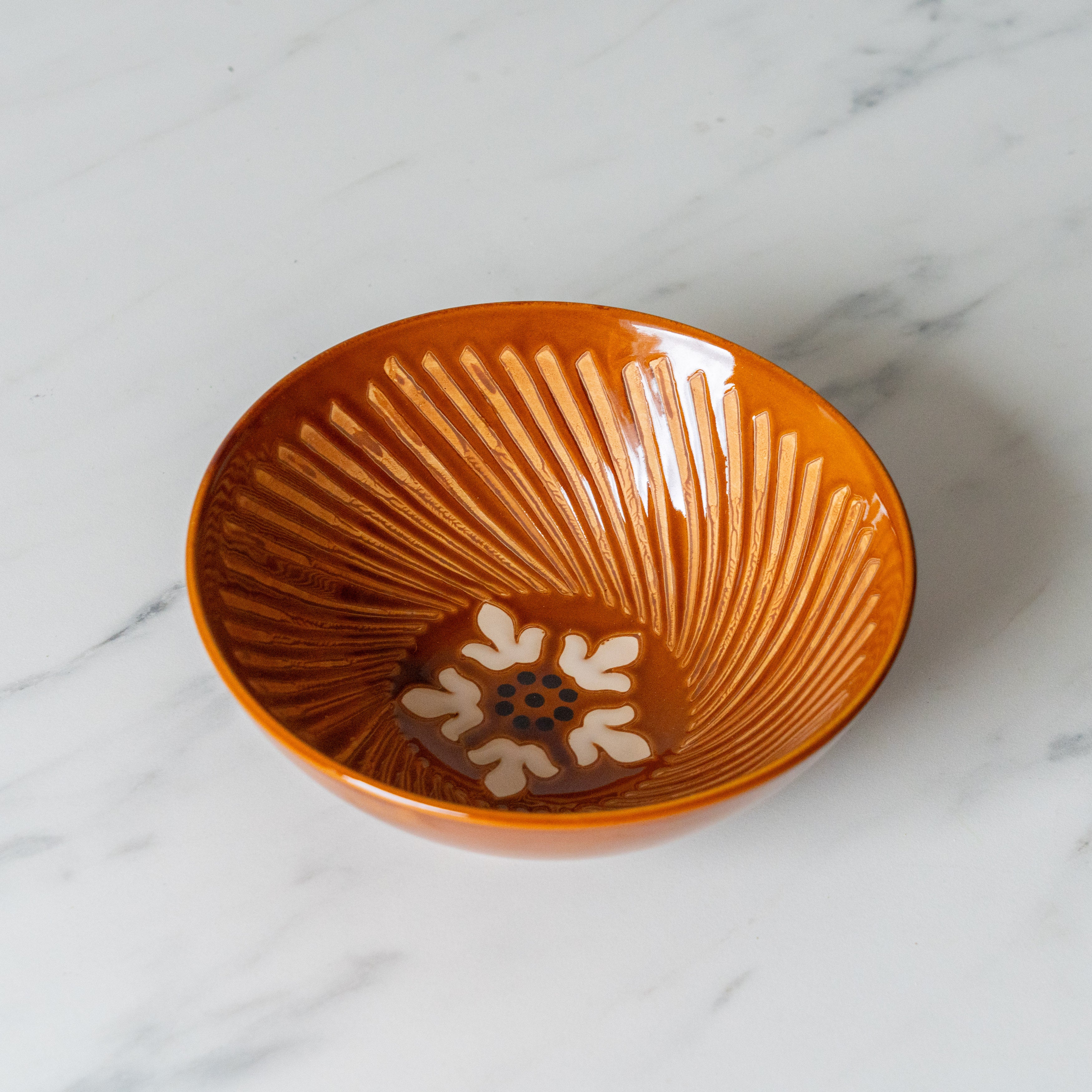 Rug & Weave - Hand-Painted Brown Bowl