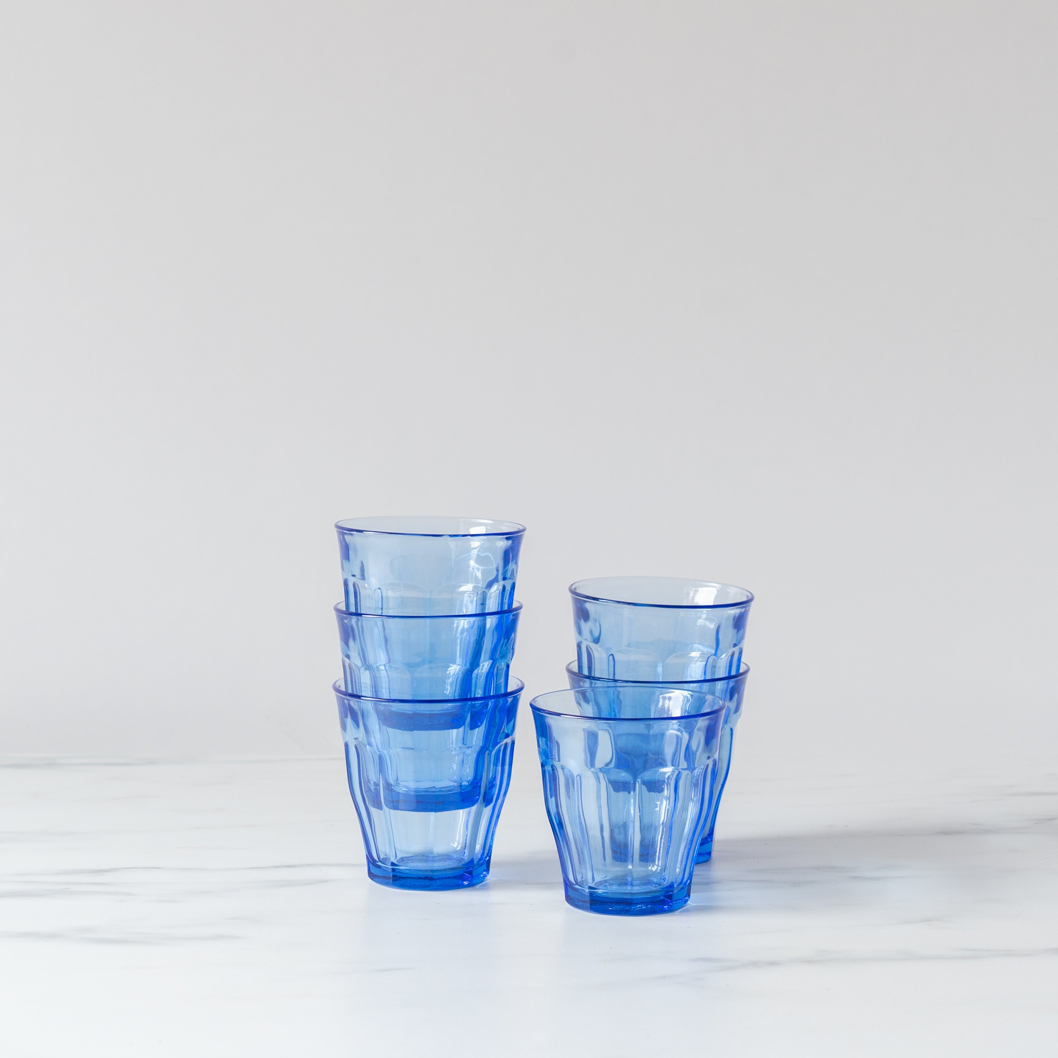 Rug & Weave - Short Ocean Blue Picardie Glass Tumbler