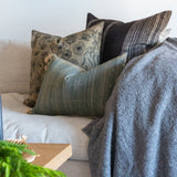 Dusk Tussar Fringe Pillow Cover 00-1 - PILLOWS - Tussar - neutral Rug & Weave Pillows