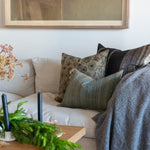 Dusk Tussar Fringe Pillow Cover 00-1 - PILLOWS - Tussar - neutral Rug & Weave Pillows