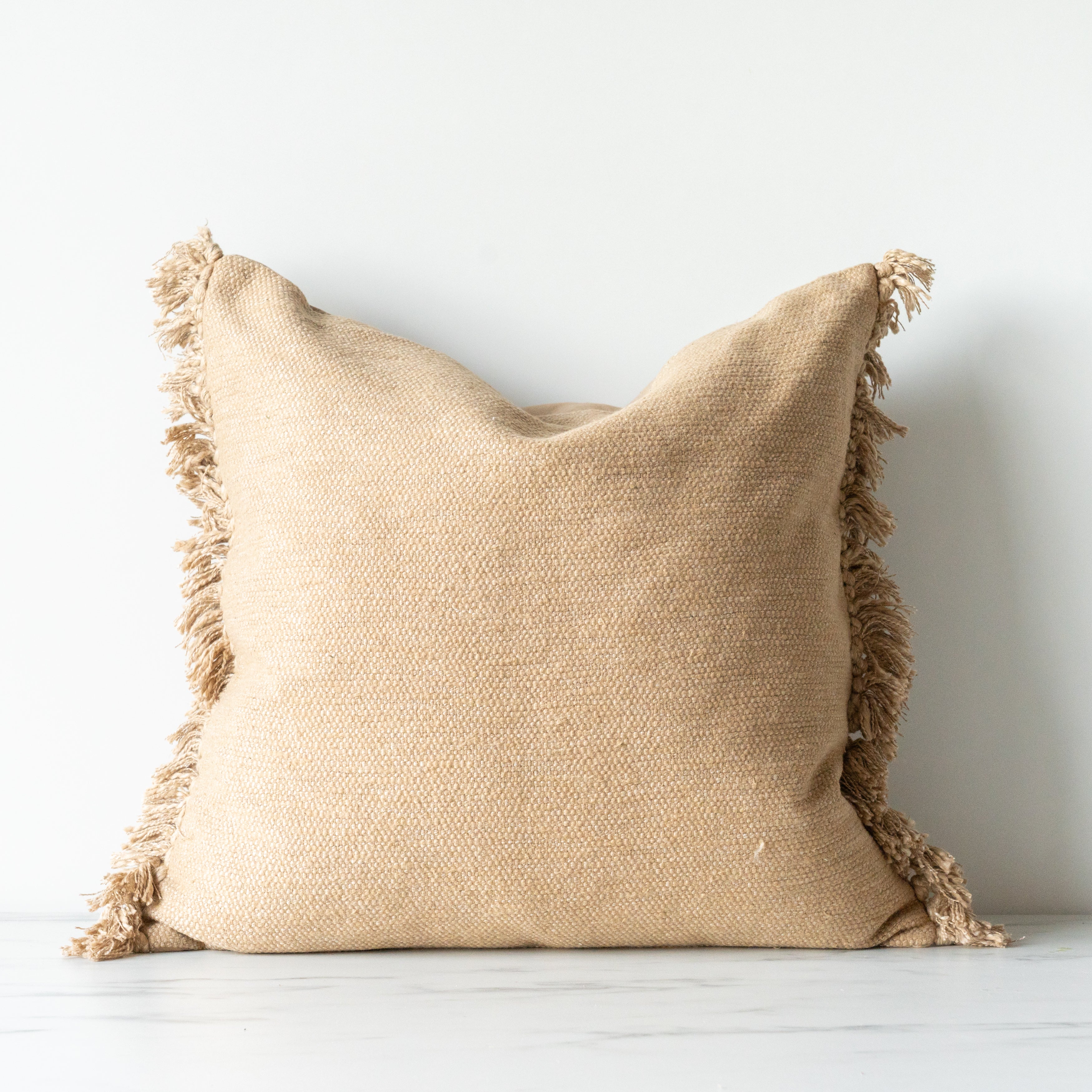 IN-STORE Magnolia Home by Joanna Gaines x Loloi Jett Pillow Cover 1 - PILLOWS - essentials Loloi Beige