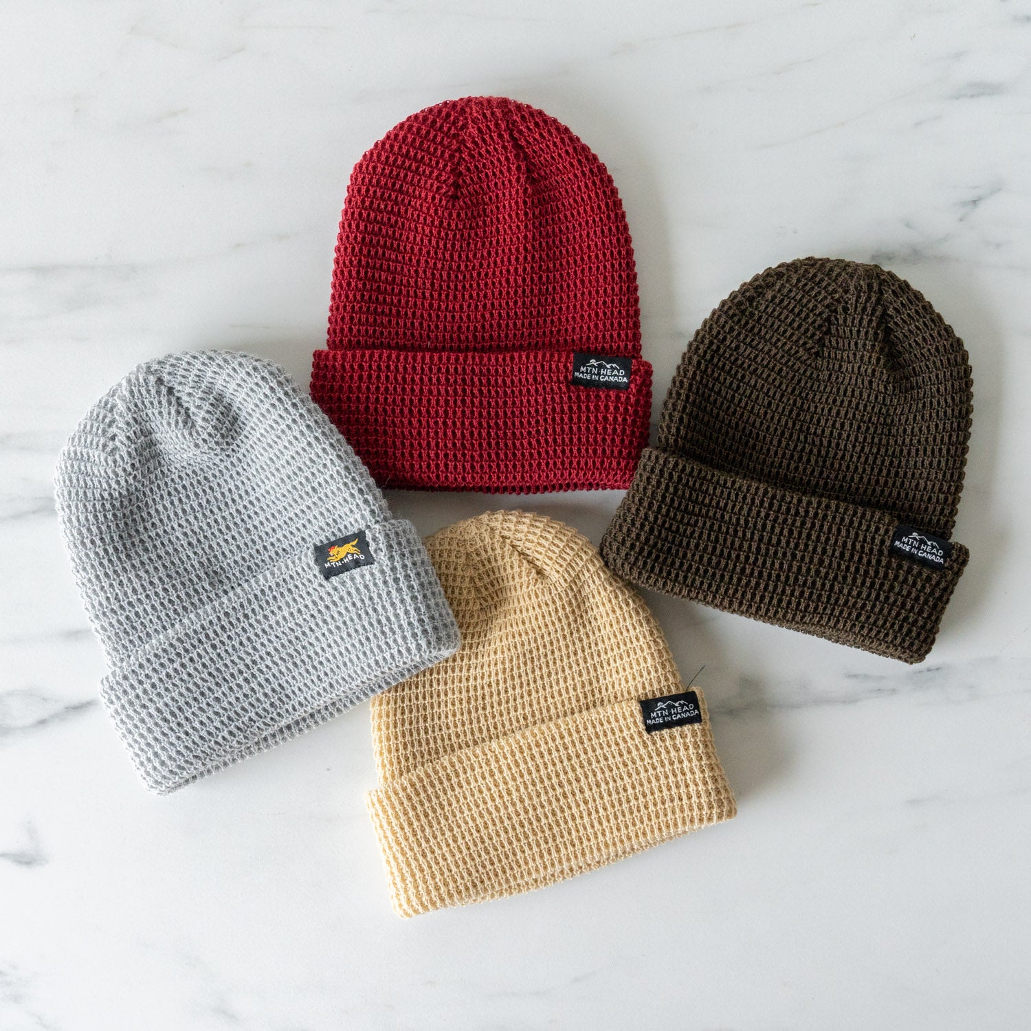 Muttonhead Waffle Toque - Dark Olive accessory Muttonhead (Faire)