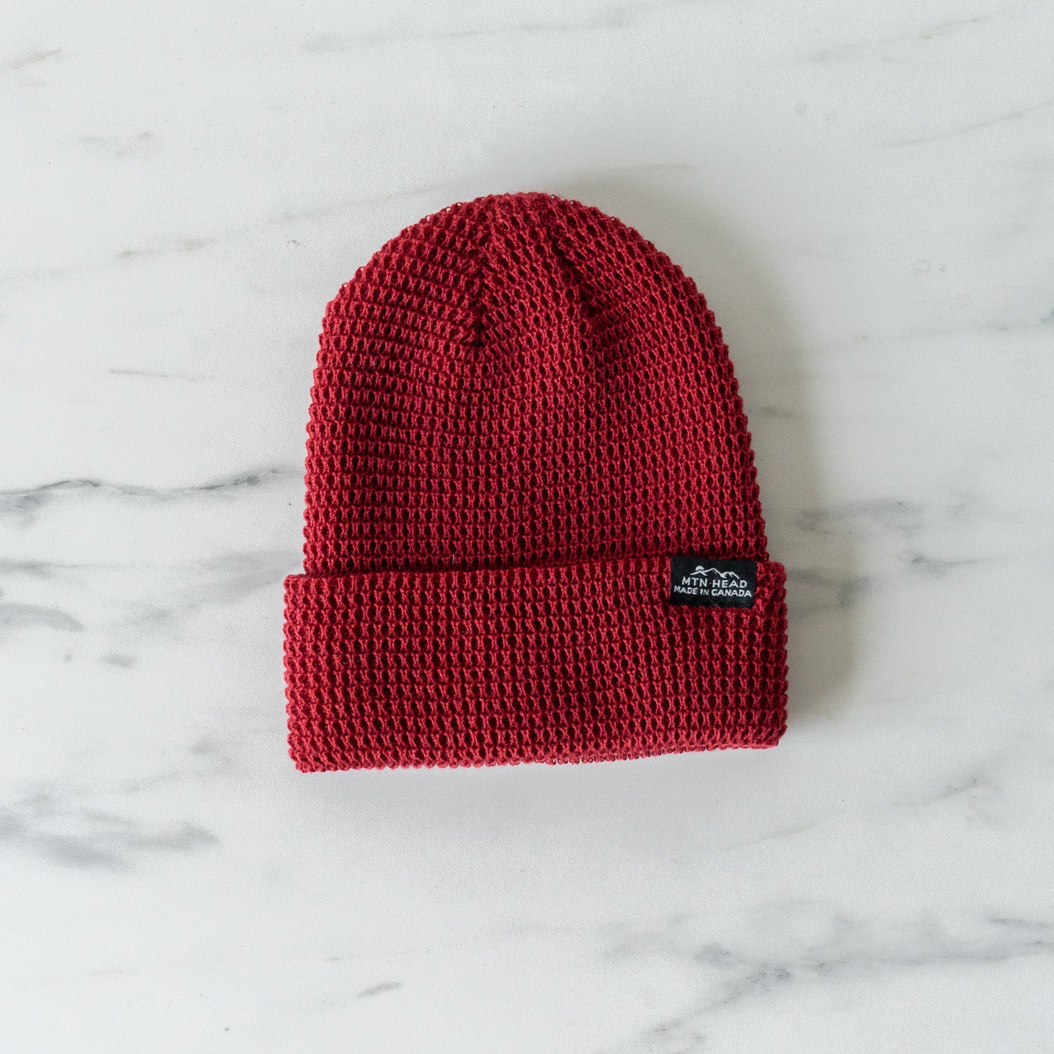 Muttonhead Waffle Toque - Burgundy accessory Muttonhead (Faire)