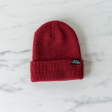 Muttonhead Waffle Toque - Burgundy accessory Muttonhead (Faire)