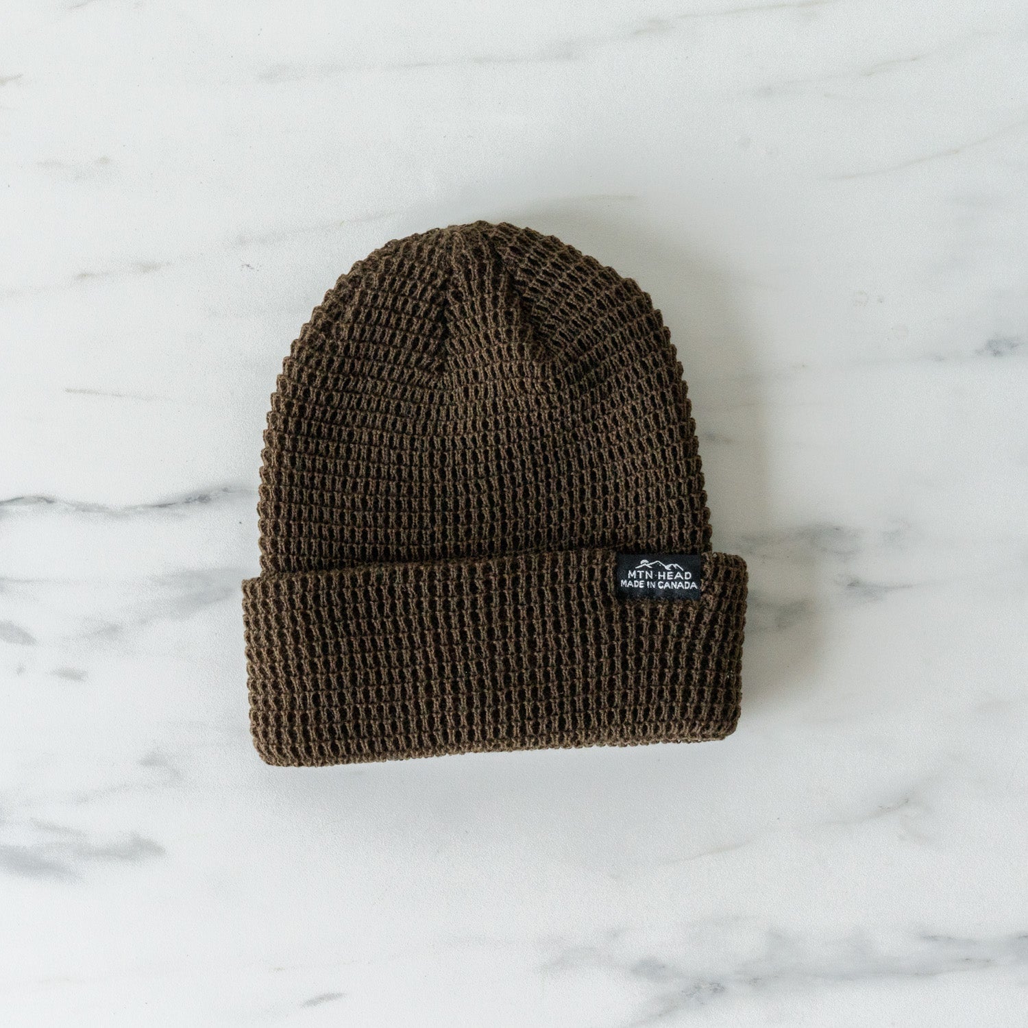 Muttonhead Waffle Toque - Dark Olive accessory Muttonhead (Faire)