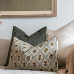 PRE ORDER - Noreen Block Print Pillow Cover 1-PILLOWS - block print - warm Rug & Weave Pillows