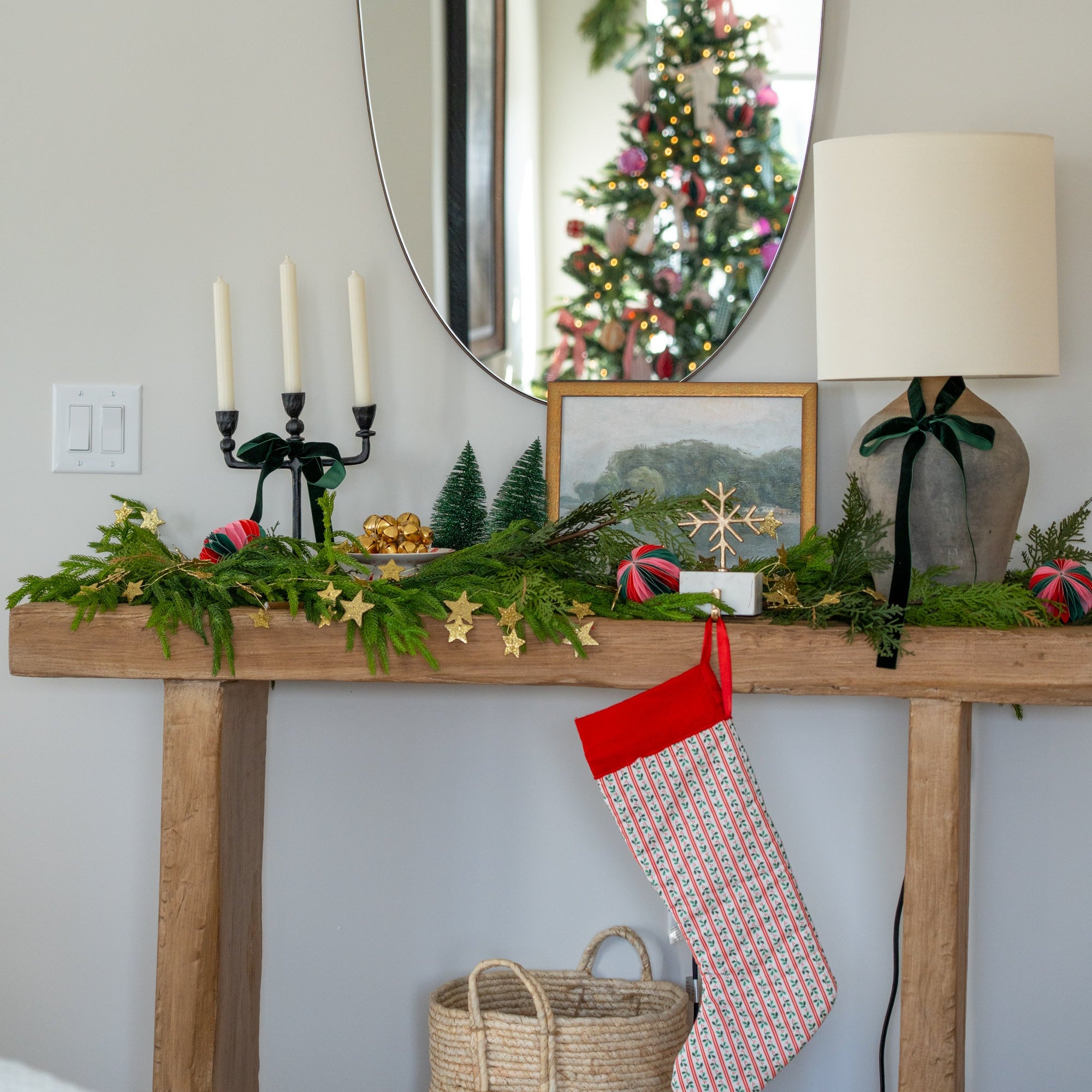 Faux Spruce Garland CHRISTMAS 2026 Tri W Imports