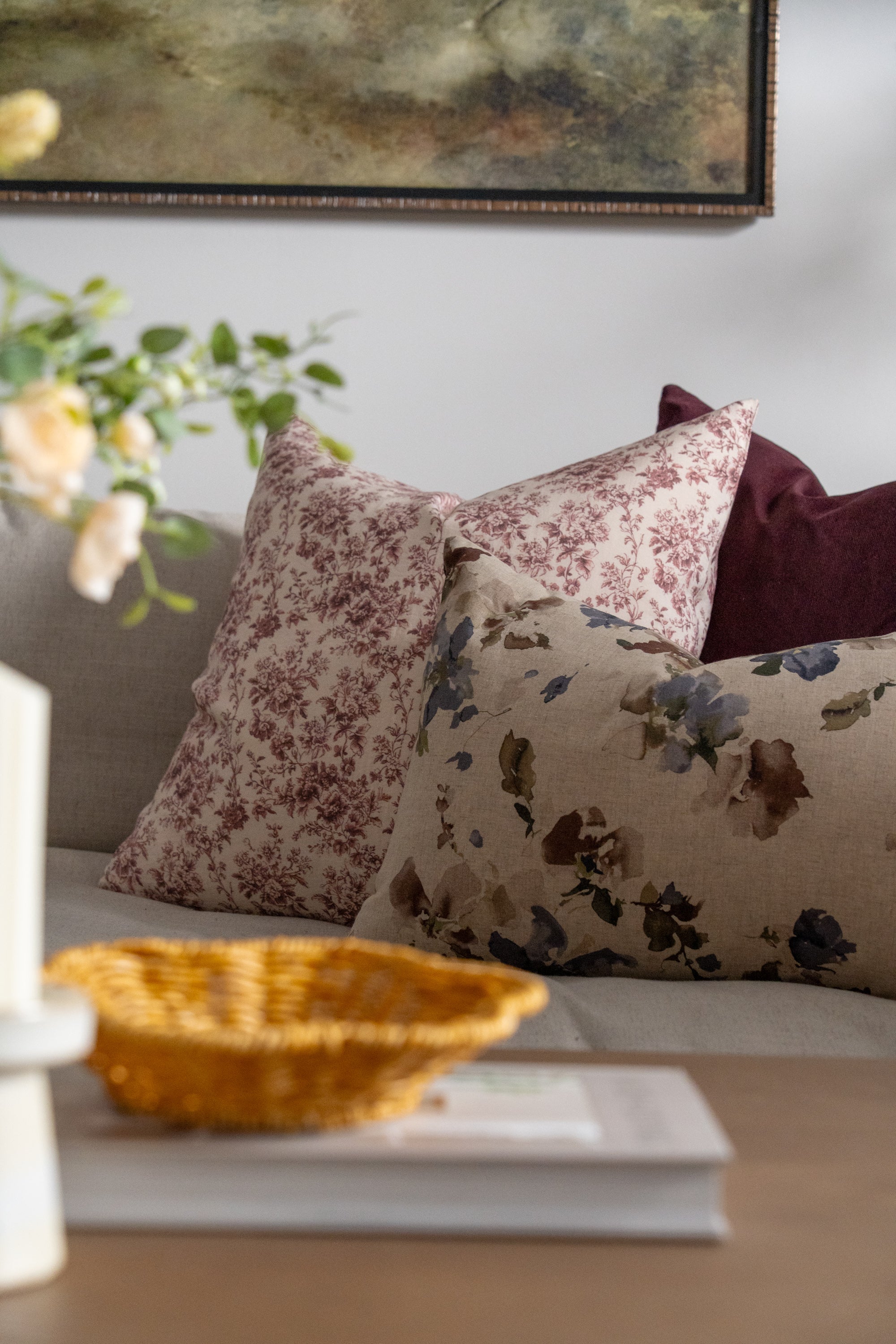 Misaki Pillow Cover 1 - PILLOWS - essentials - neutral Rug & Weave Pillows