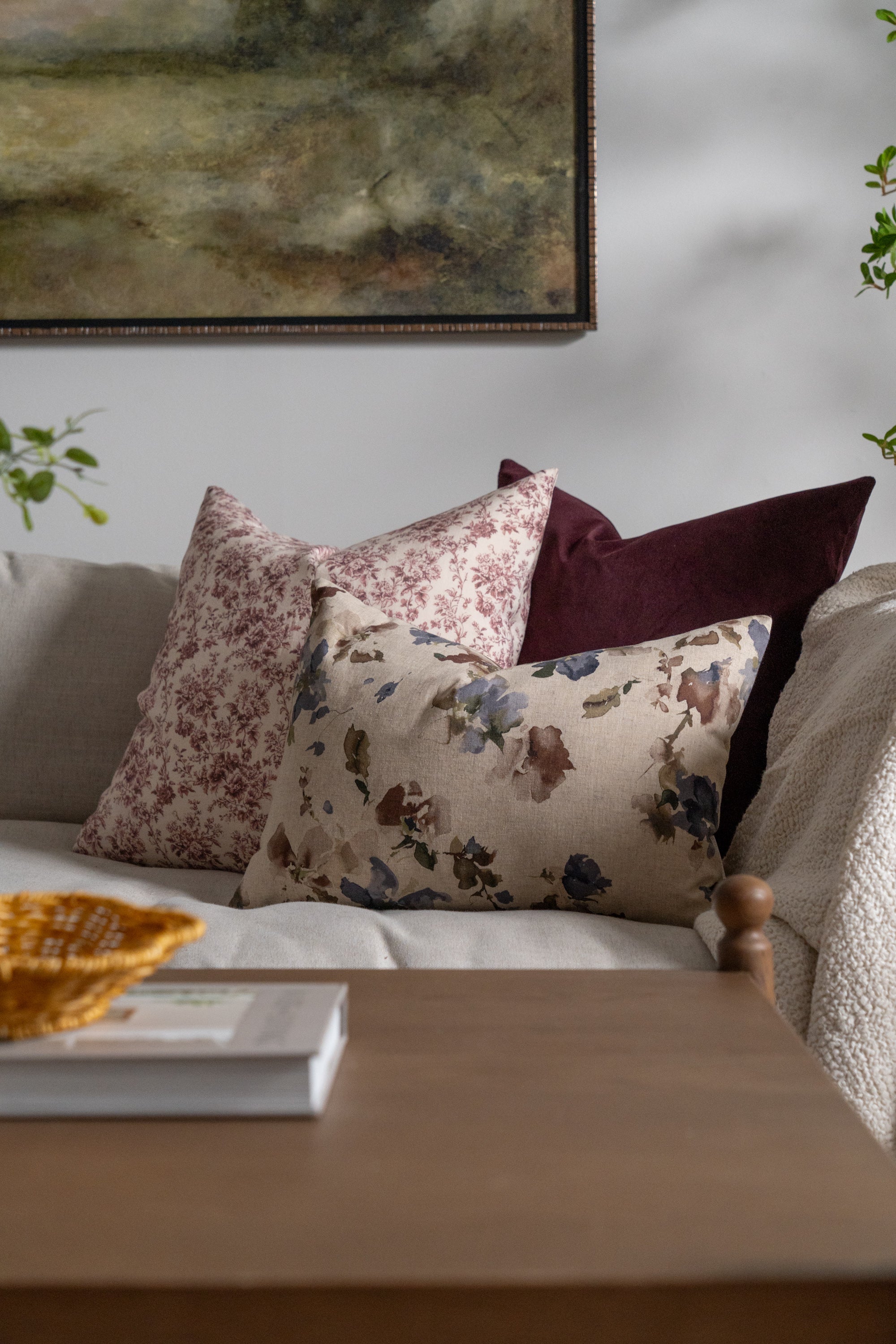 Misaki Pillow Cover 1 - PILLOWS - essentials - neutral Rug & Weave Pillows