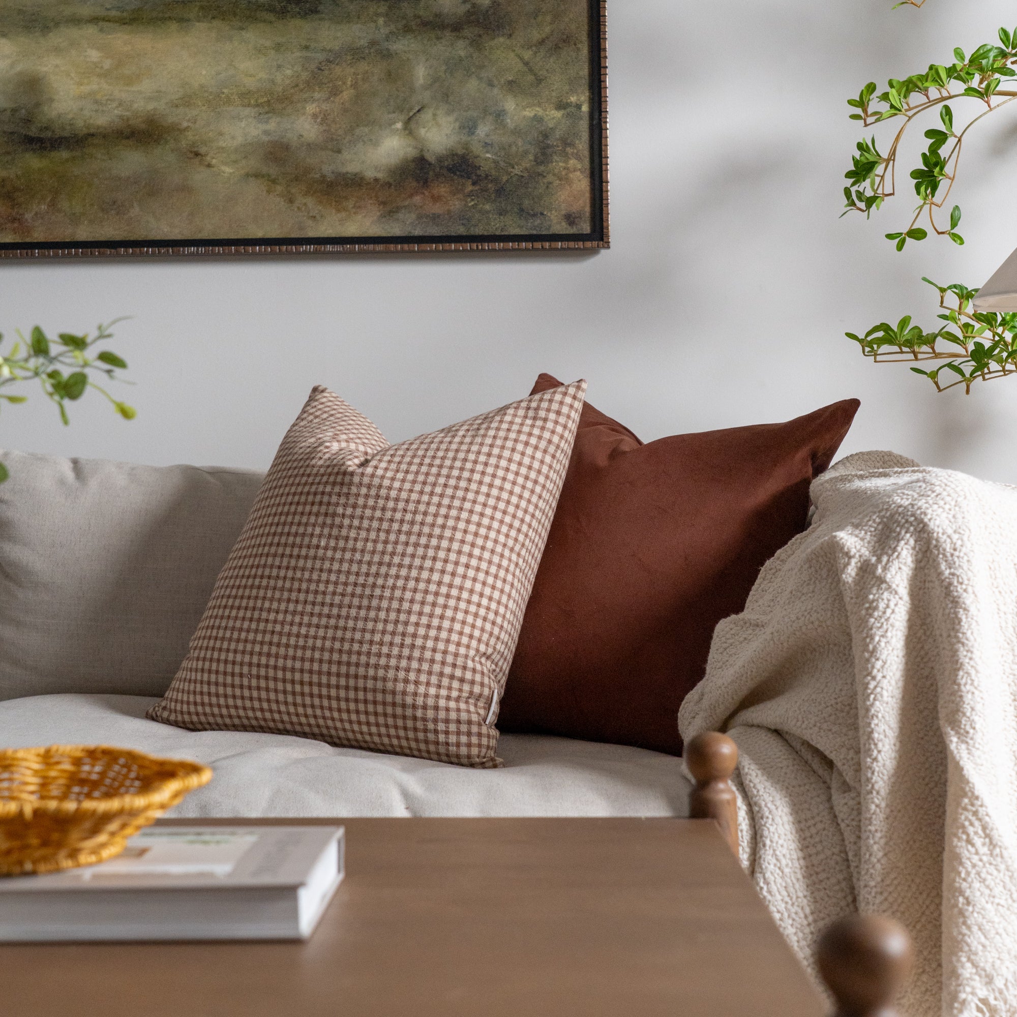 Nutmeg Pillow Cover 1 - PILLOWS - essentials - neutral Rug & Weave Pillows
