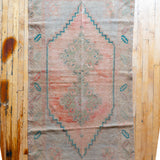 3'6" x 7'3" Vintage Oushak Rug