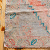 3'6" x 7'3" Vintage Oushak Rug