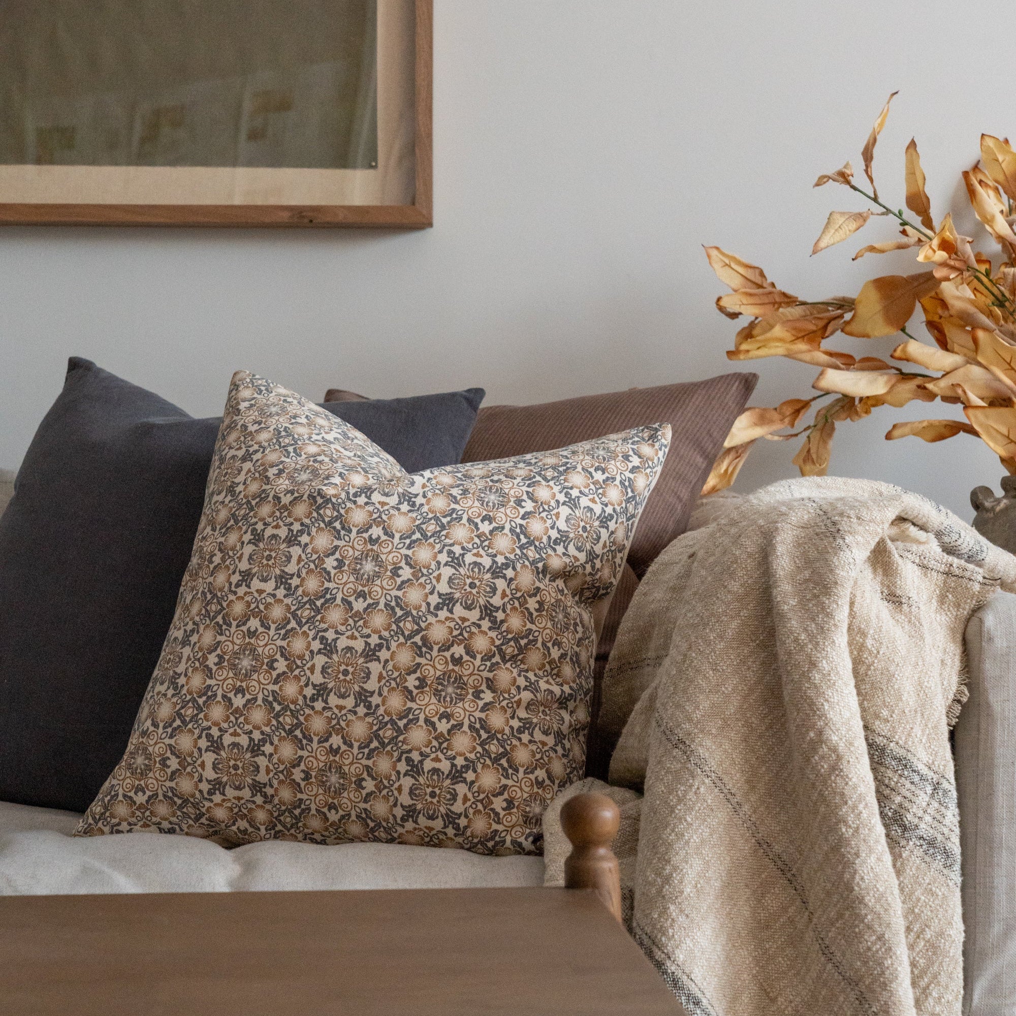 Marion Pillow Cover 1 - PILLOWS - Thai - neutral Rug and Weave Pillows