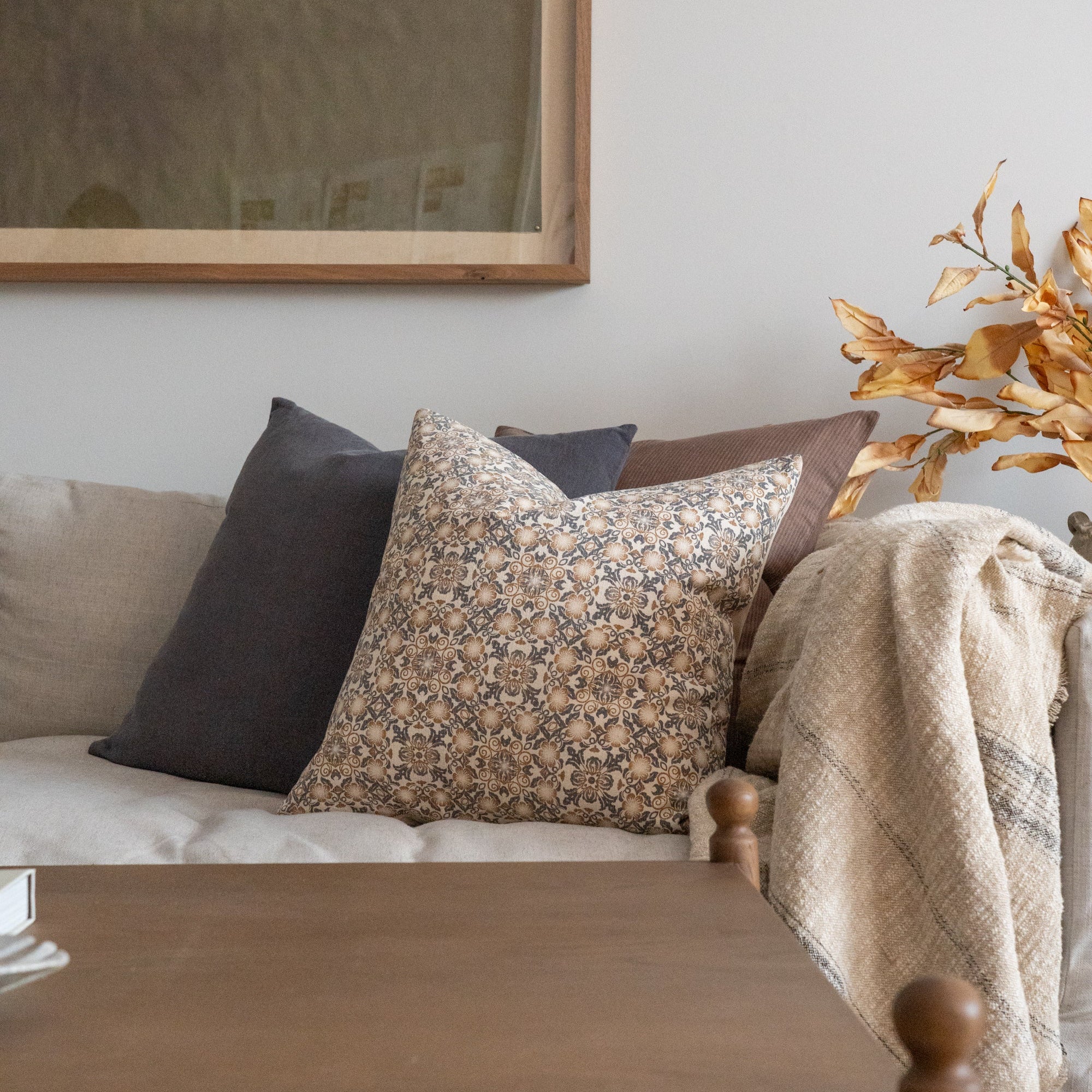 Marion Pillow Cover 1 - PILLOWS - Thai - neutral Rug and Weave Pillows