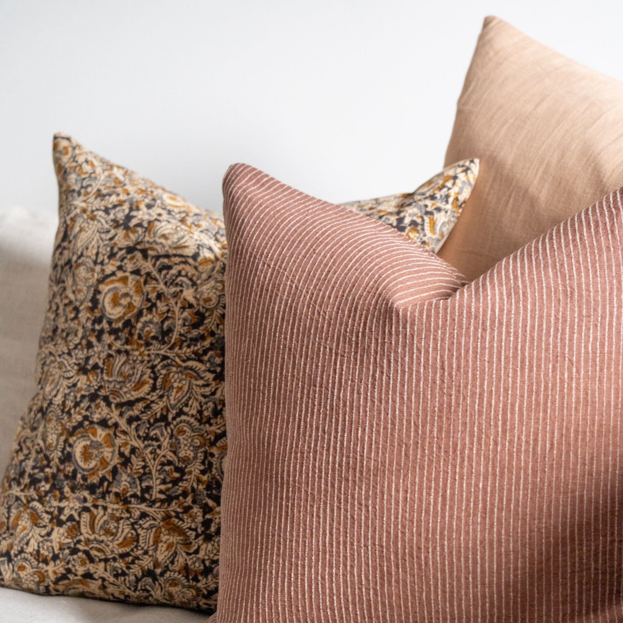 Cordelia Pillow Cover 2 - PILLOWS - Linen - warm Rug and Weave Pillows