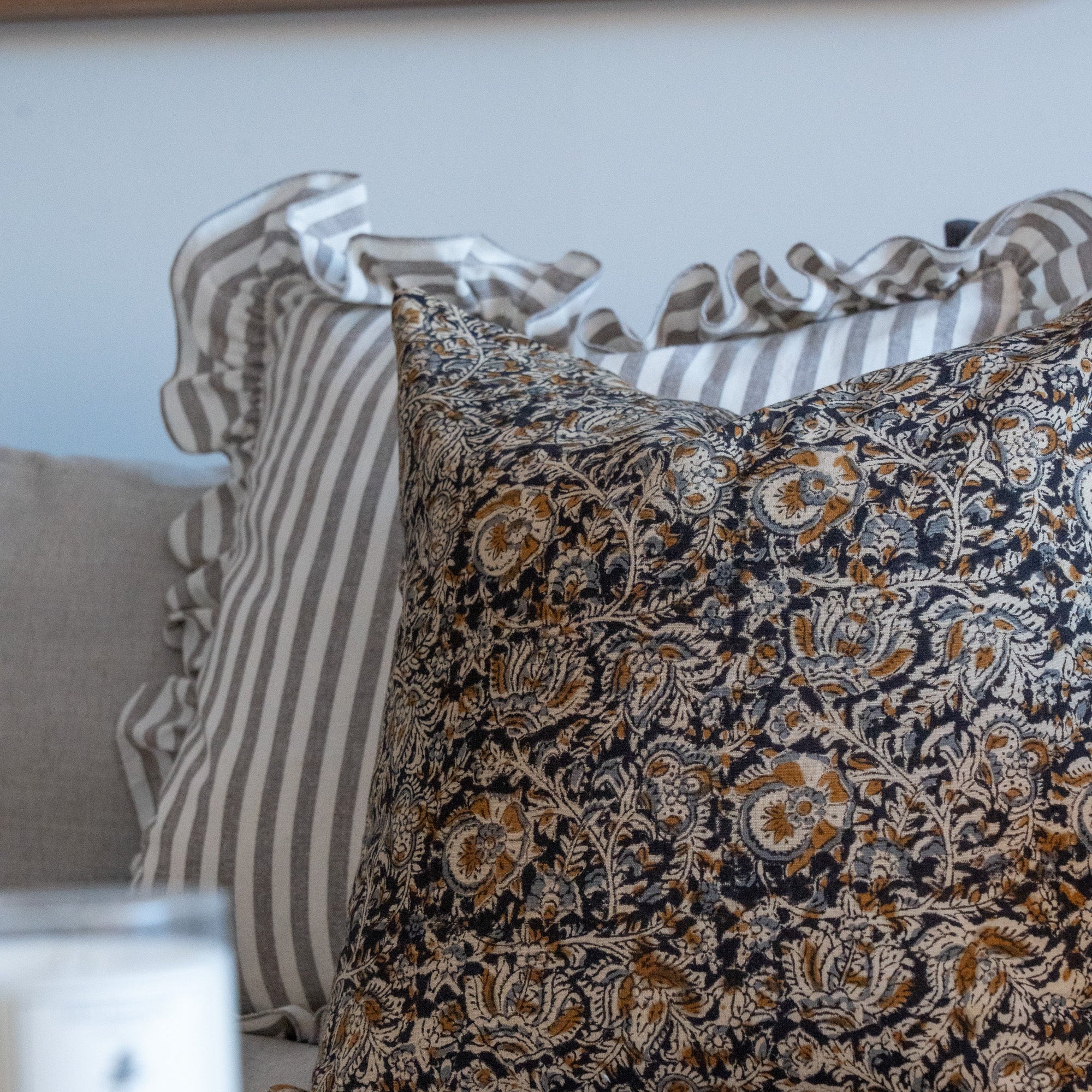 Juliette Ruffle Pillow Cover 1 - PILLOWS - Thai - neutral Rug and Weave