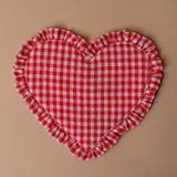 Gingham Heart Coaster Rug & weave