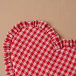 Gingham Heart Coaster Rug & weave