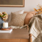 Tillie Block Print Pillow Cover DS 1-PILLOWS - block print - warm ORNA HOUSE