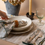 Block Print Cotton Napkins - set of 4 napkin set ORNA HOUSE