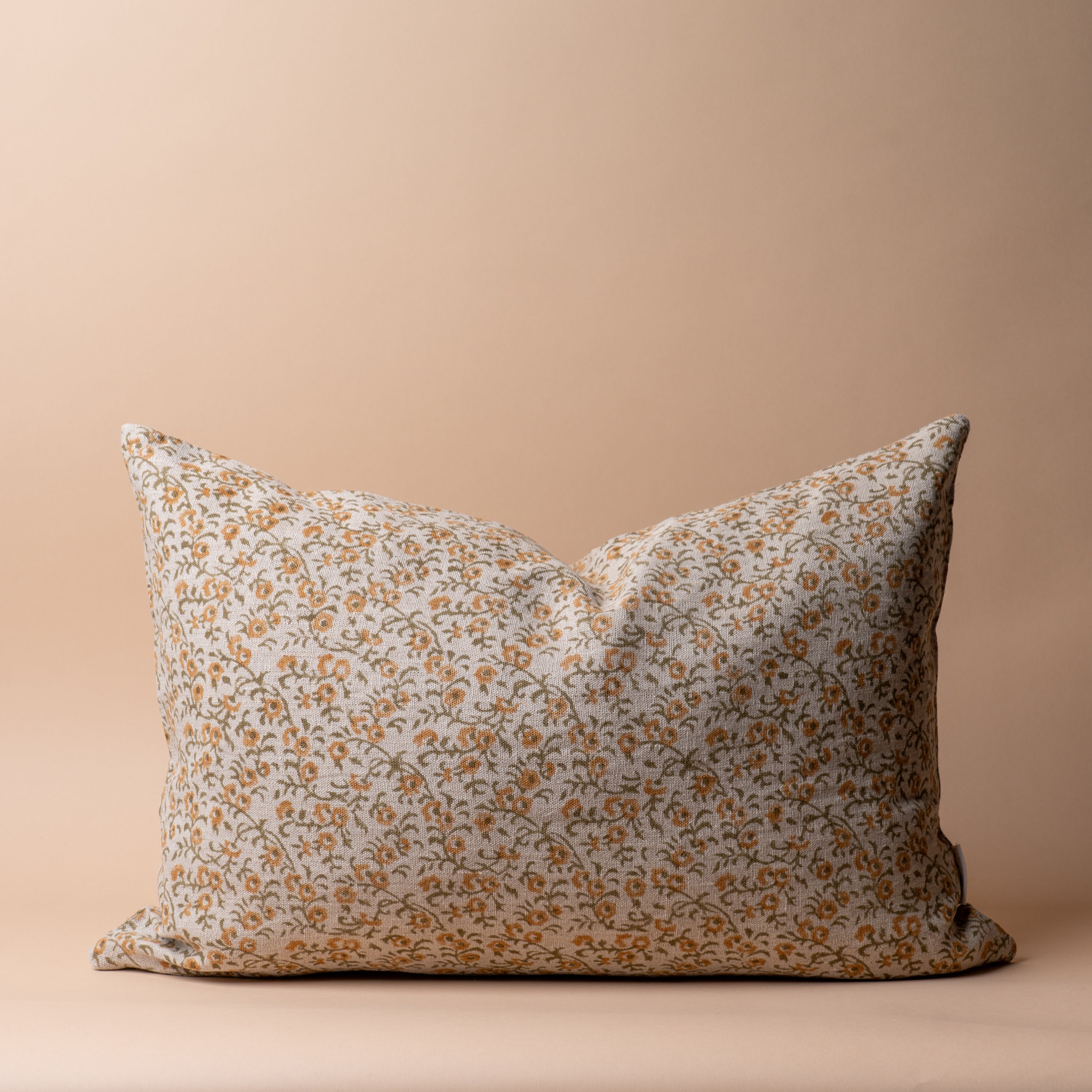 Tillie Block Print Pillow Cover DS 1-PILLOWS - block print - warm ORNA HOUSE