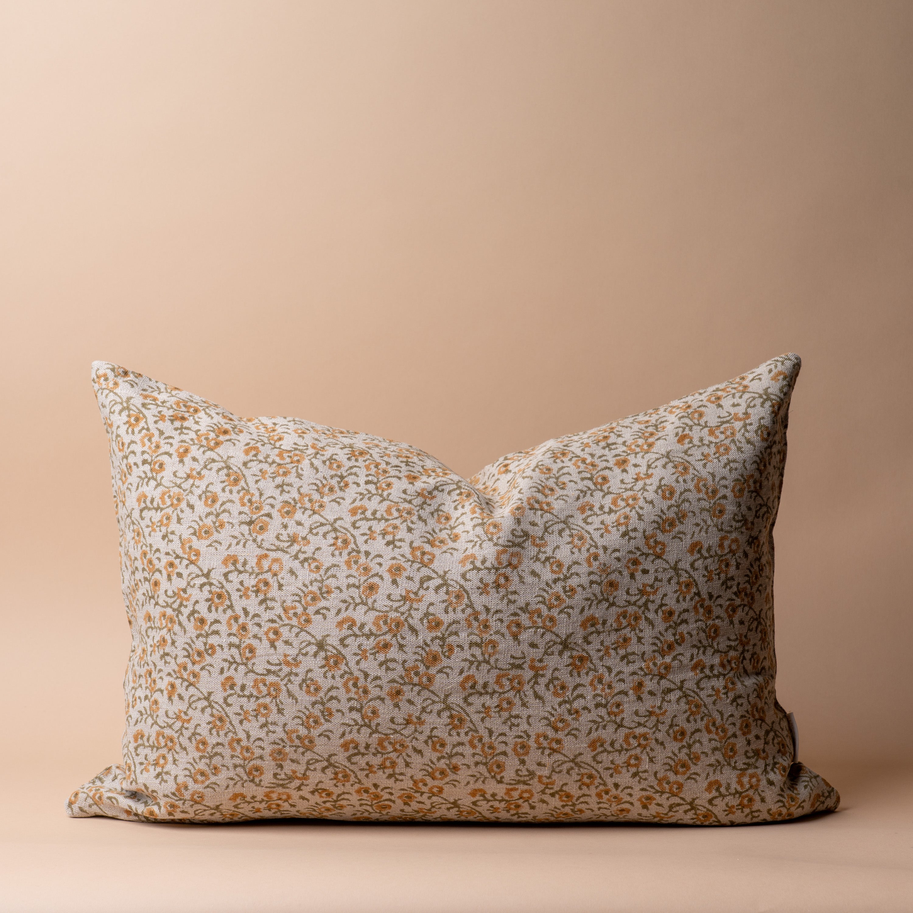 Tillie Block Print Pillow Cover DS 1-PILLOWS - block print - warm ORNA HOUSE