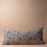 Aubrey Long Lumbar Pillow Cover DS 3 - PILLOWS - Block print - cool ORNA HOUSE