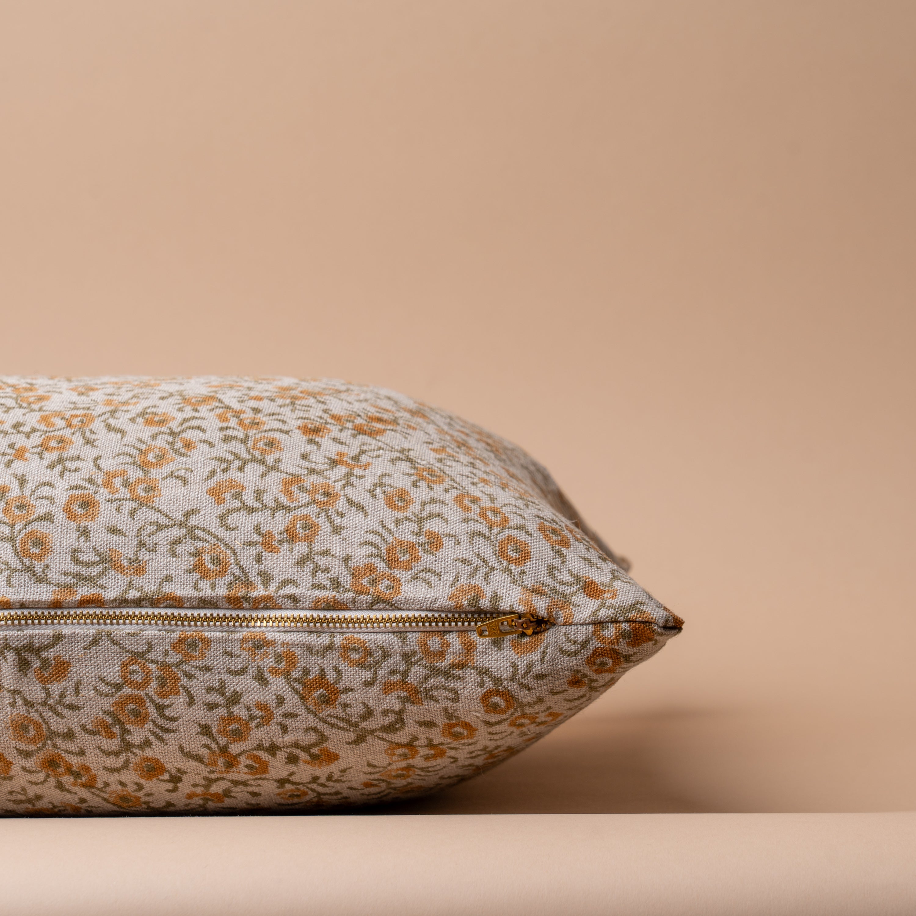 Tillie Block Print Pillow Cover DS 1-PILLOWS - block print - warm ORNA HOUSE