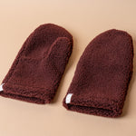 R&W made Pinot Sherpa Mittens 1 - MITTENS - sherpa Rug & Weave