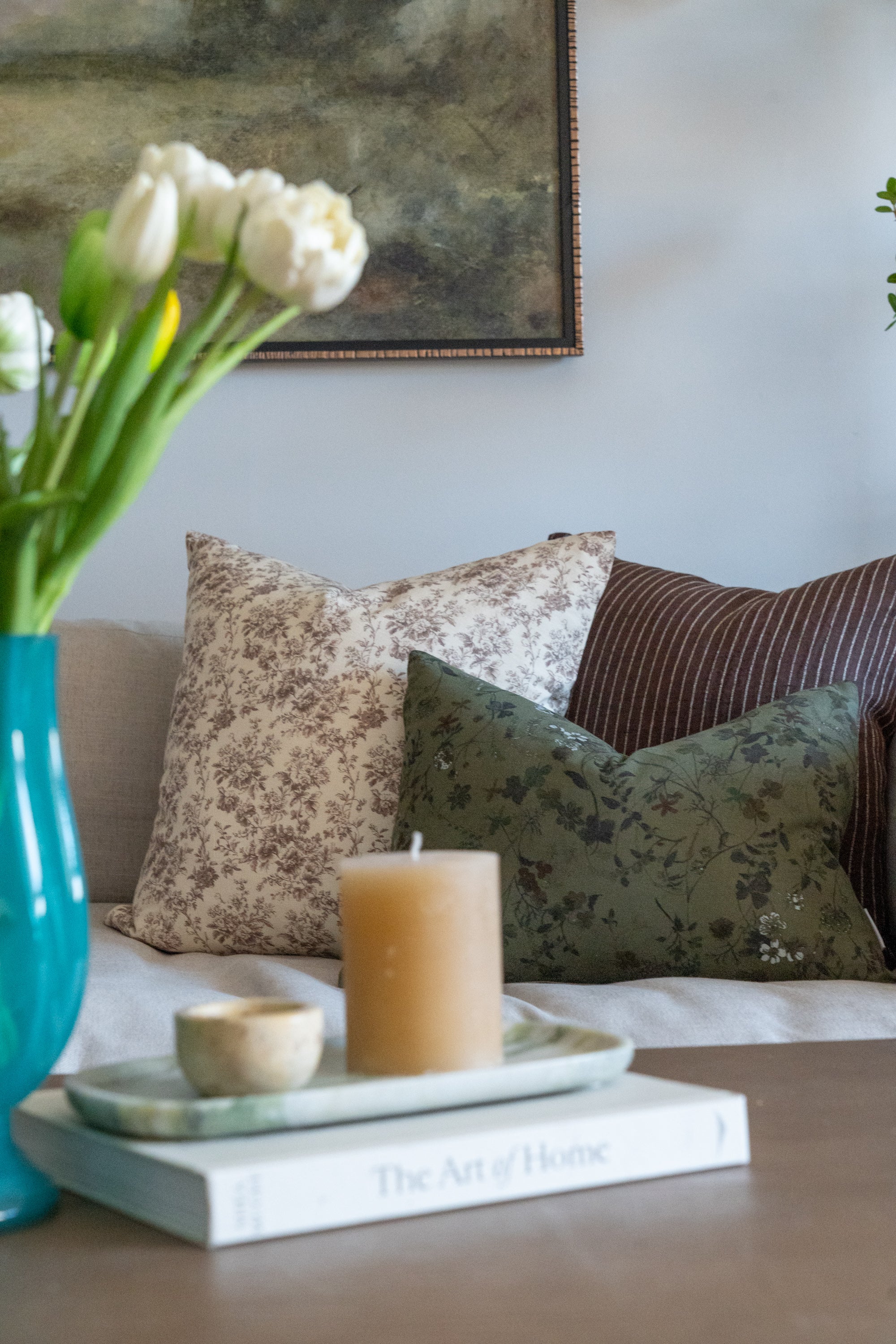 Enzo Pillow Cover 2 - PILLOWS - Linen - warm Rug and Weave Pillows