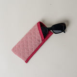 Quilted Gingham Glasses Sleeve