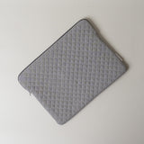 Quilted Gingham Laptop Sleeve