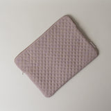Quilted Gingham Laptop Sleeve