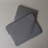 Quilted Gingham Laptop Sleeve