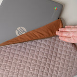 Quilted Gingham Laptop Sleeve
