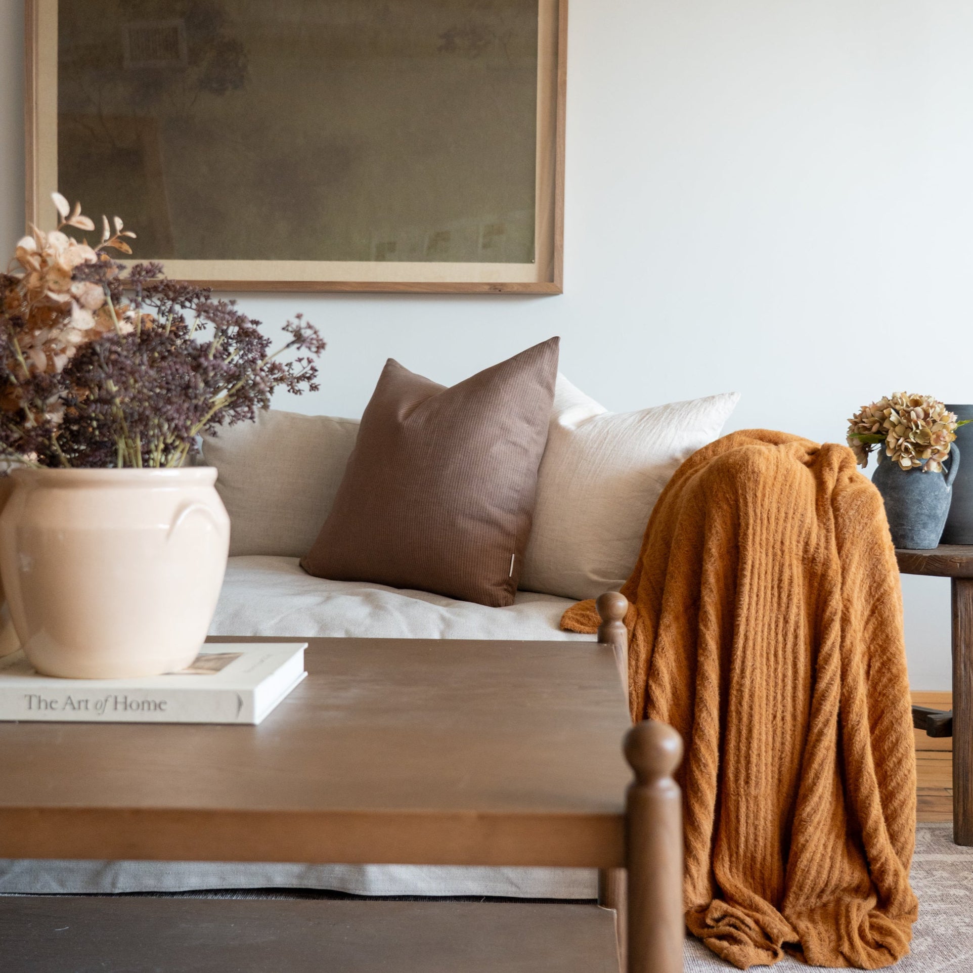 Conrad Pillow Cover 1 - PILLOWS - linen - neutral Rug & Weave Pillows