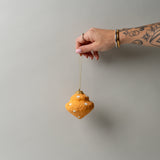 Handmade Paper Mache Ornament  - Layered Shape