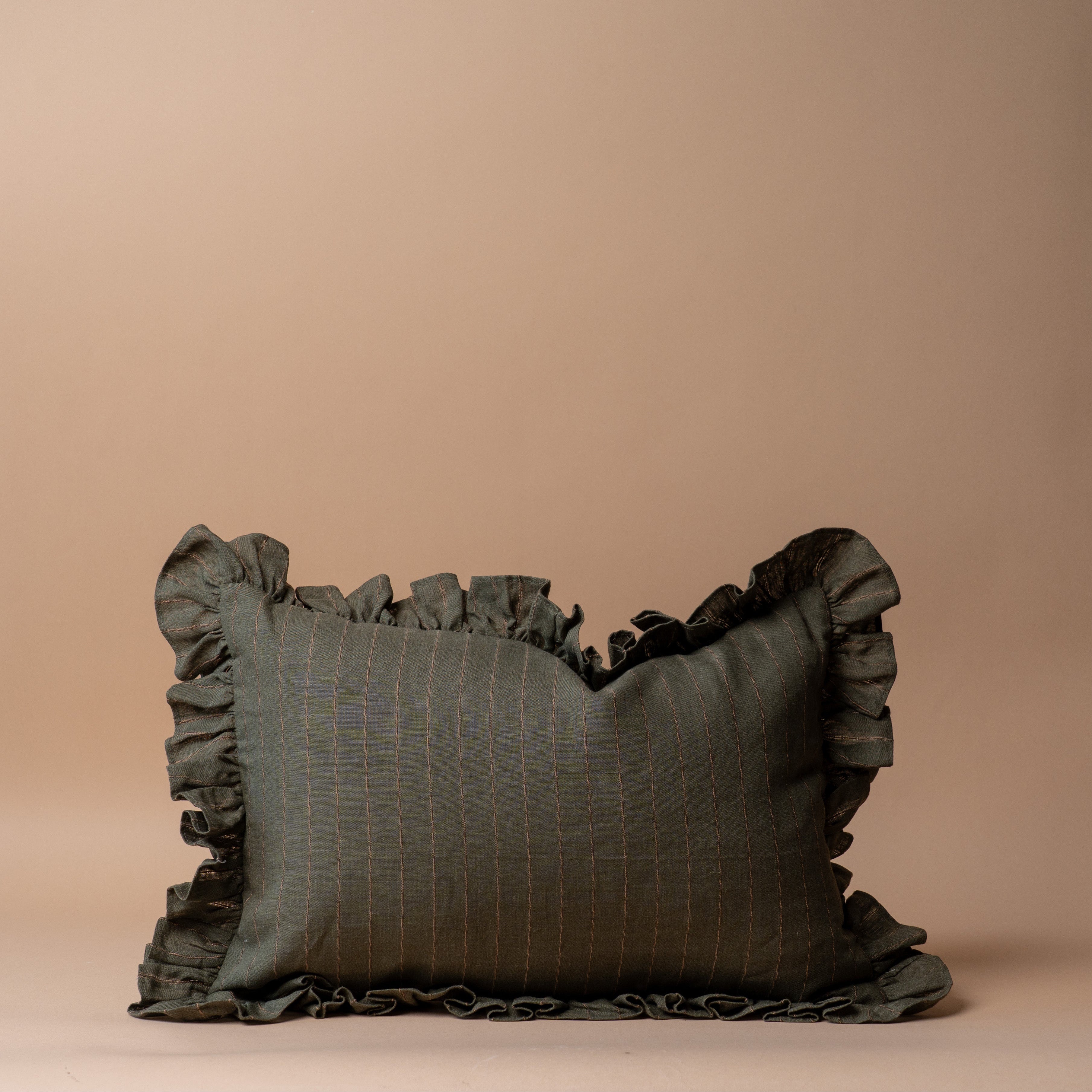 Edmund Ruffle Pillow Cover