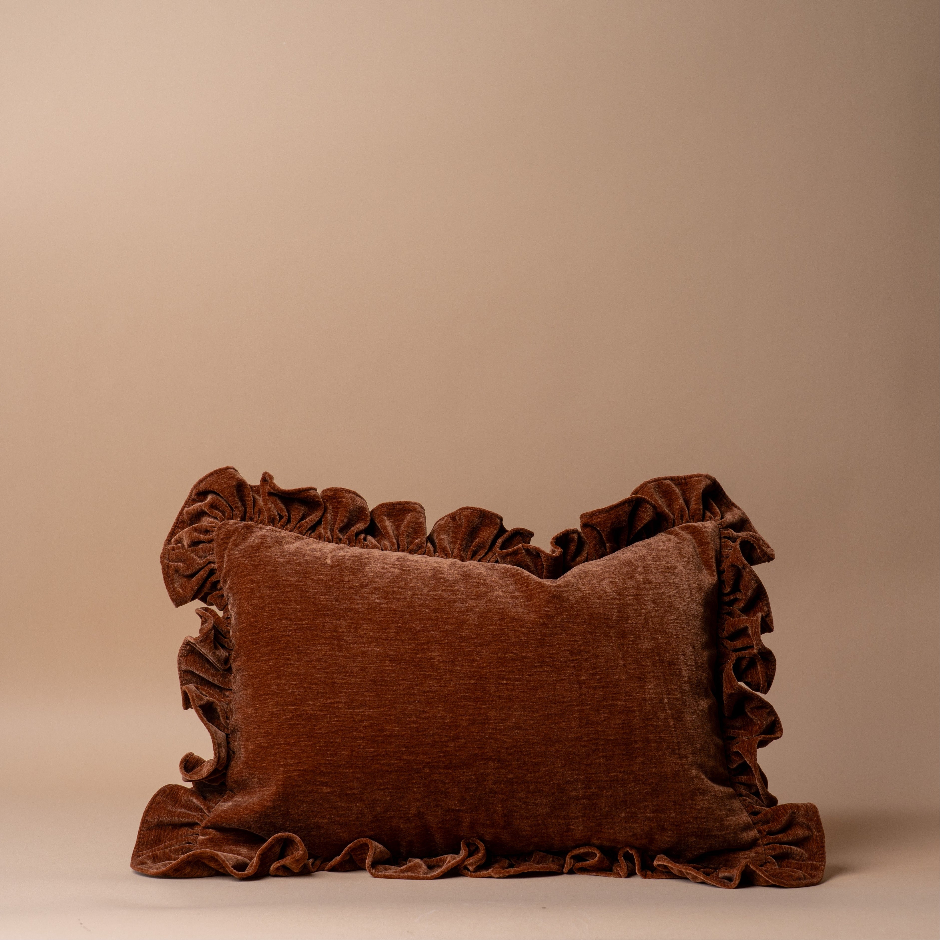 Ambrose Ruffle Pillow Cover