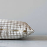 Gingham Long Lumbar Pillow Cover