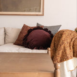 Ruby Ruffle Pillow 2 - PILLOWS - essentials - warm Rug and Weave Pillows