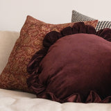 Ruby Ruffle Pillow 2 - PILLOWS - essentials - warm Rug and Weave Pillows