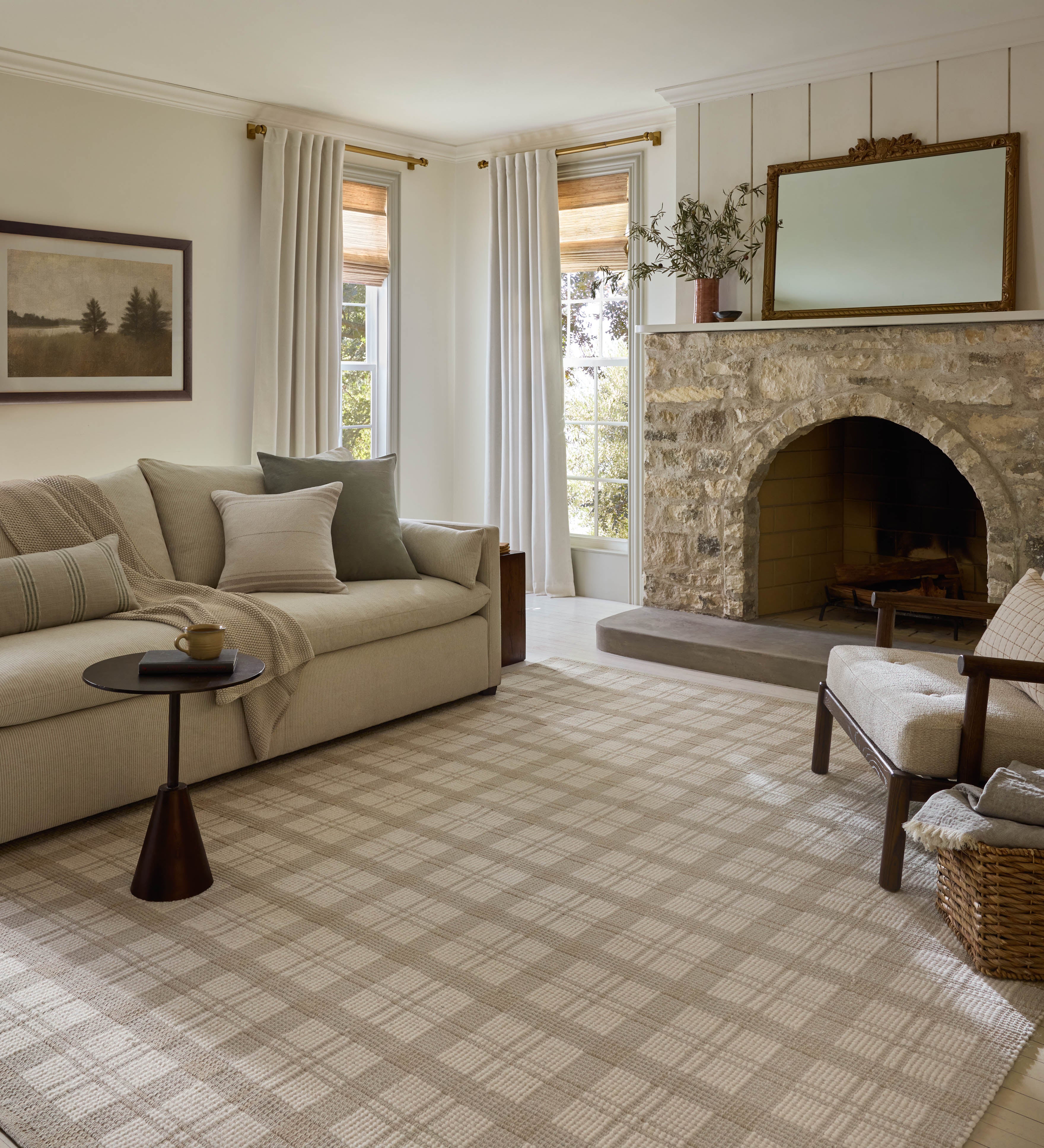 Magnolia Home by Joanna Gaines x Loloi Ryder Beige / Ivory Rug, IN STORE