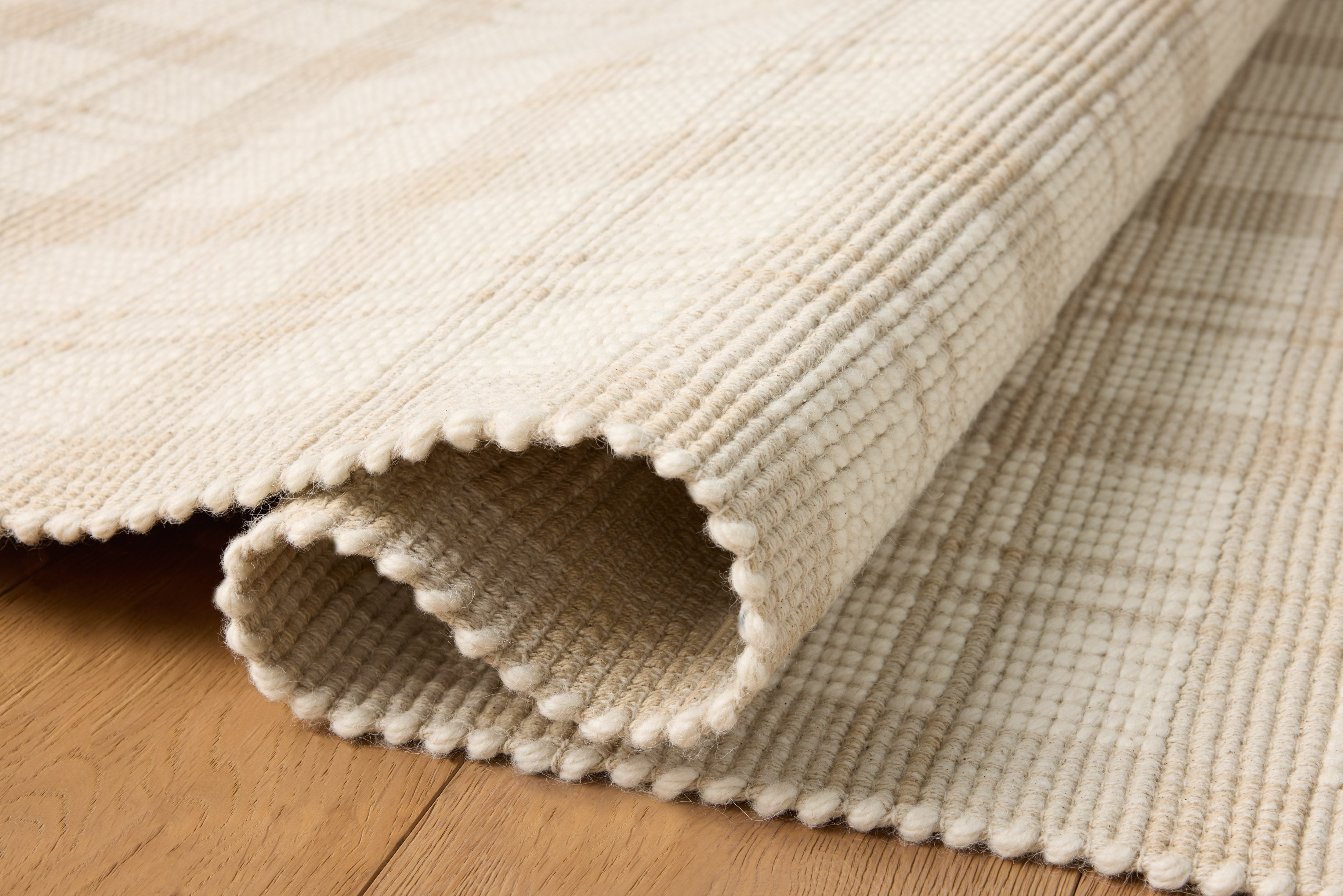 Joanna Gaines x Loloi Ryder Beige / Ivory Rug RUGS - wool Loloi