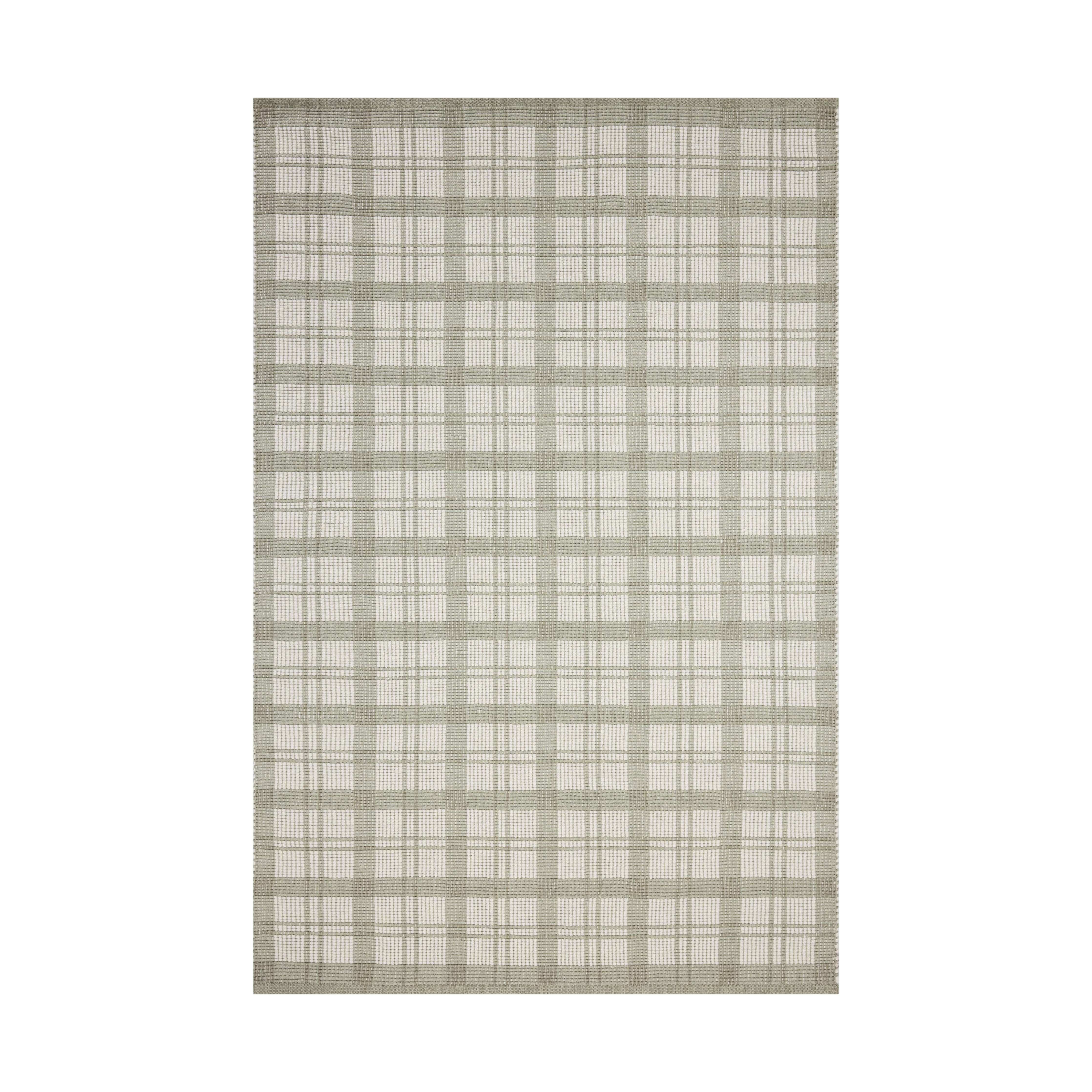 Magnolia Home by Joanna Gaines x Loloi Ryder Sage / Ivory Rug, 18" x 18" Sample