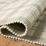 Magnolia Home by Joanna Gaines x Loloi Ryder Sage / Ivory Rug RUGS - cotton Loloi 18" x 18" sample