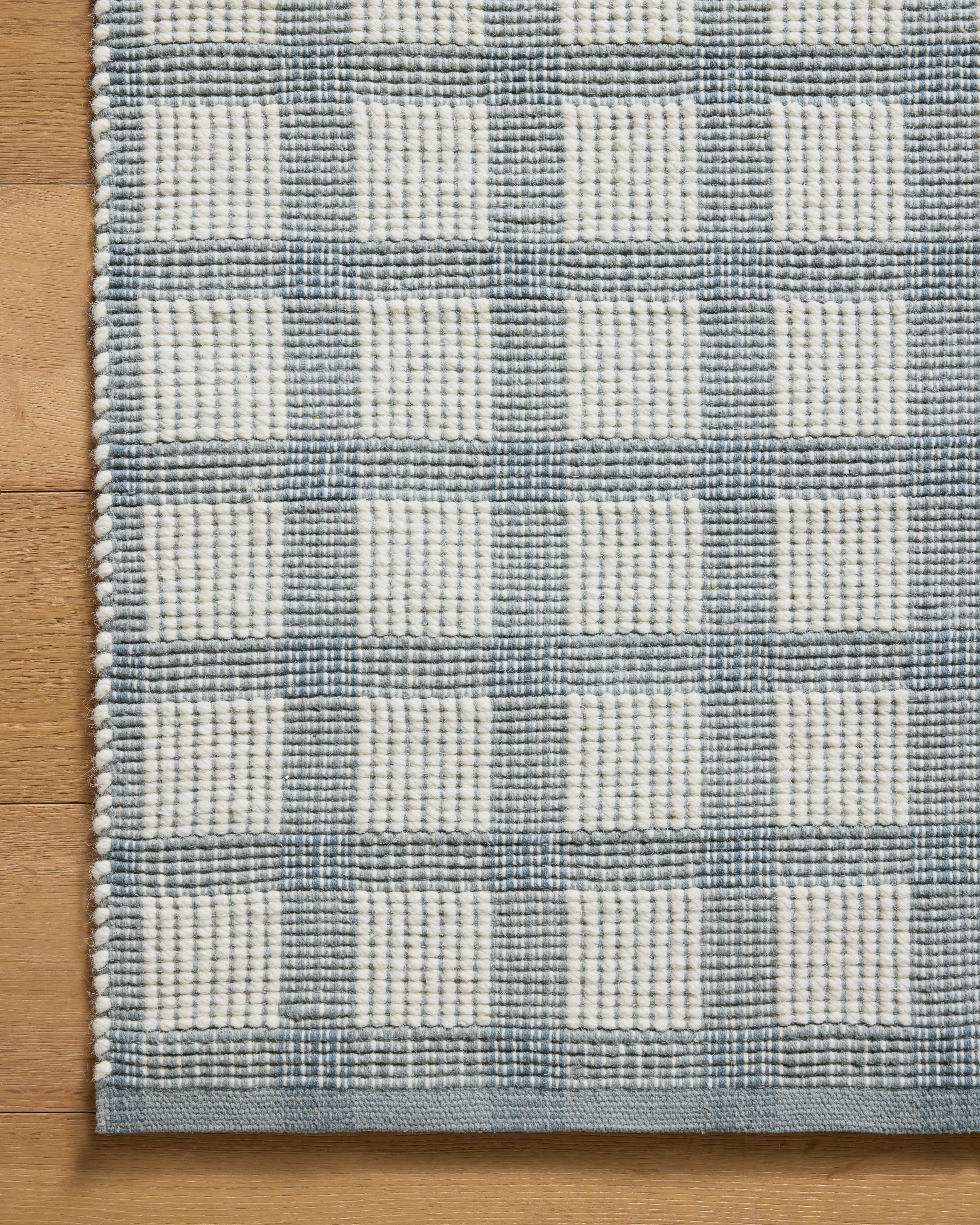Joanna Gaines x Loloi Ryder Blue / Ivory Rug RUGS - wool Loloi